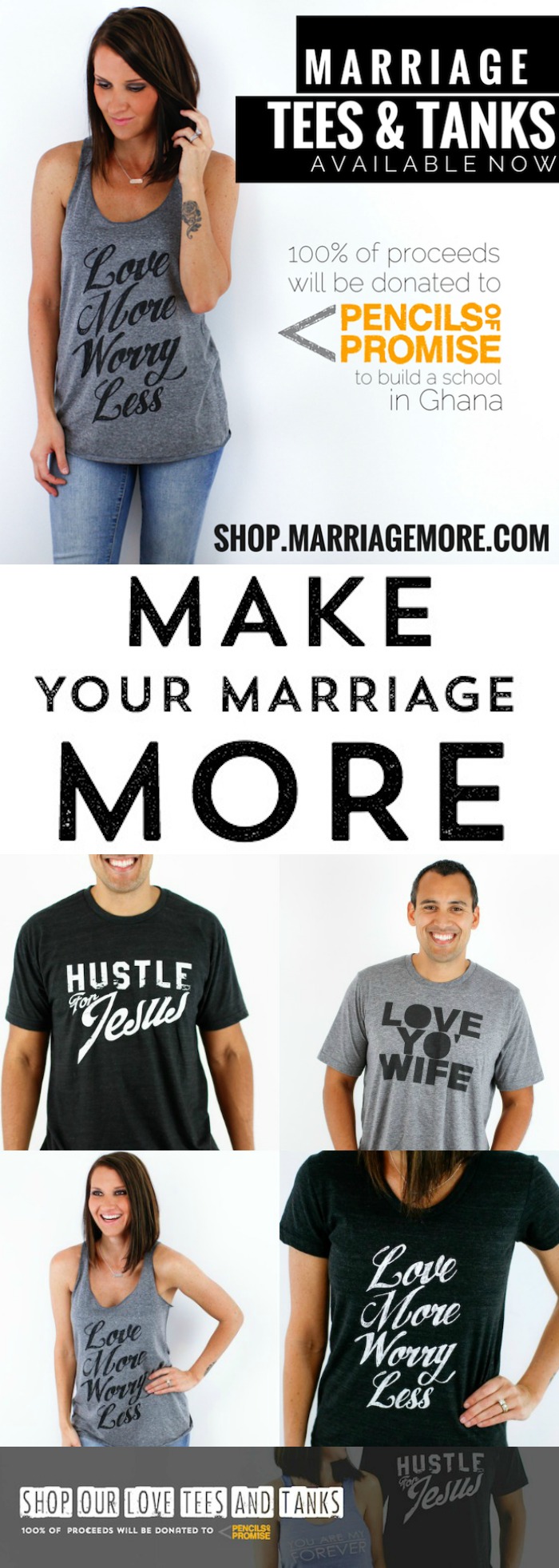 Wear Your Love - Marriage Tees and Tanks from Shop.houseofroseblog.com