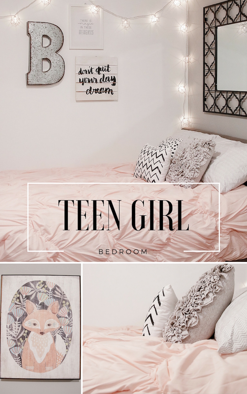 Teen Girl Bedroom Ideas by HouseofRoseBlog.com